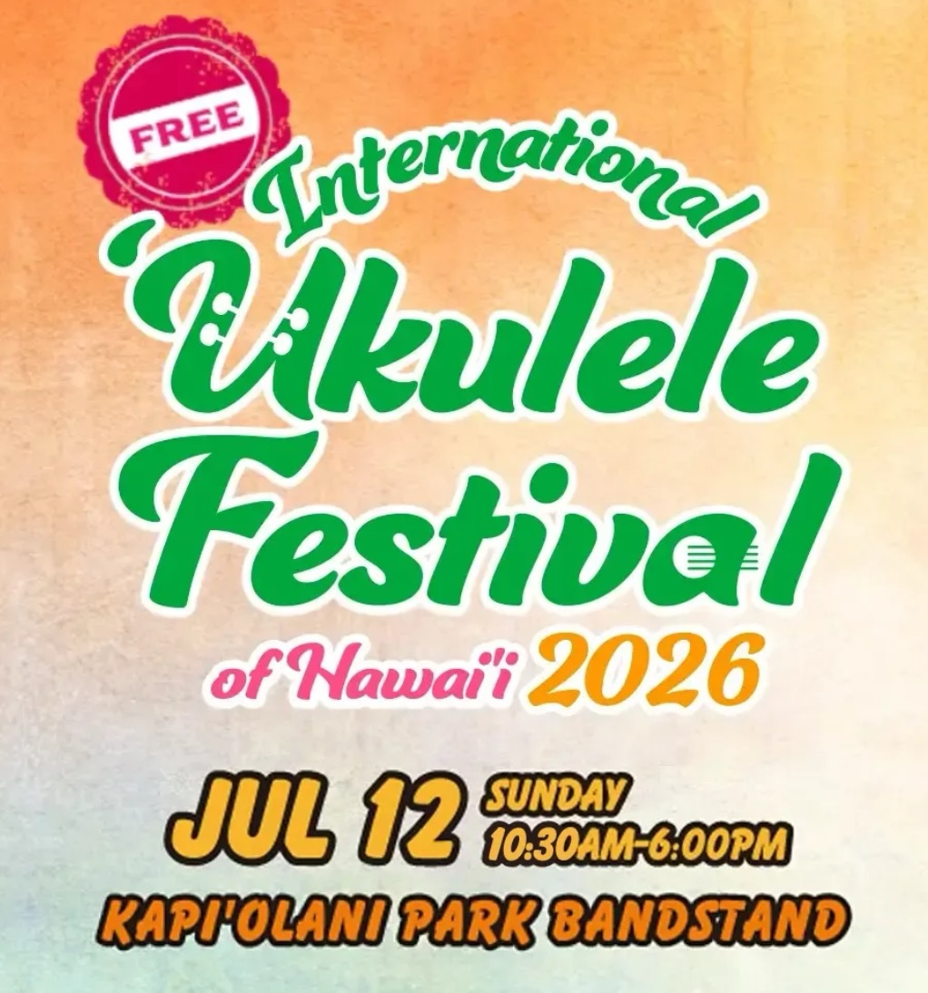 International ʻUkulele Festival of Hawaiʻi 2026 poster