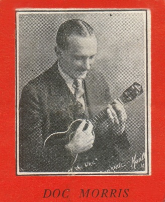 Doc Morris photo from the Gibson Ukulele Pamphlet