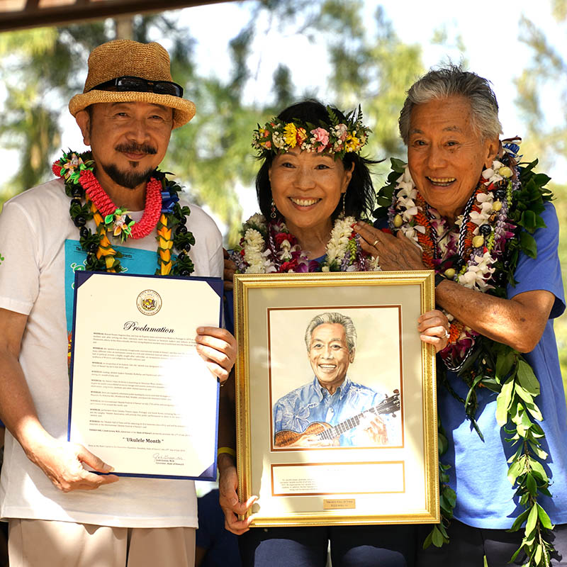Roy with his wife Kathy and Festival organizer Kazuyuki Sekiguchi